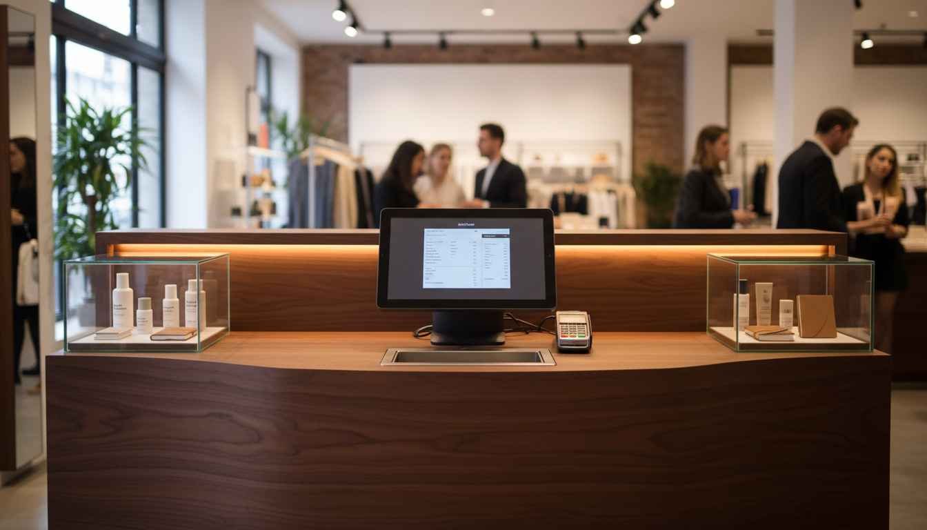 retail cash wrap counter