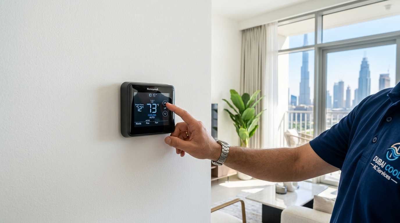 AC blowing hot air
